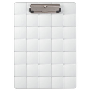 White tile clipboard