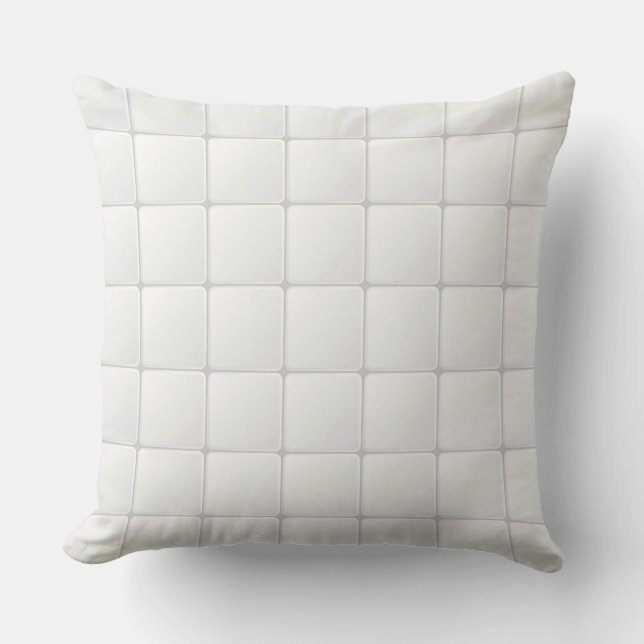 White tile cushion (Front)
