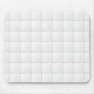 White tile mouse pad