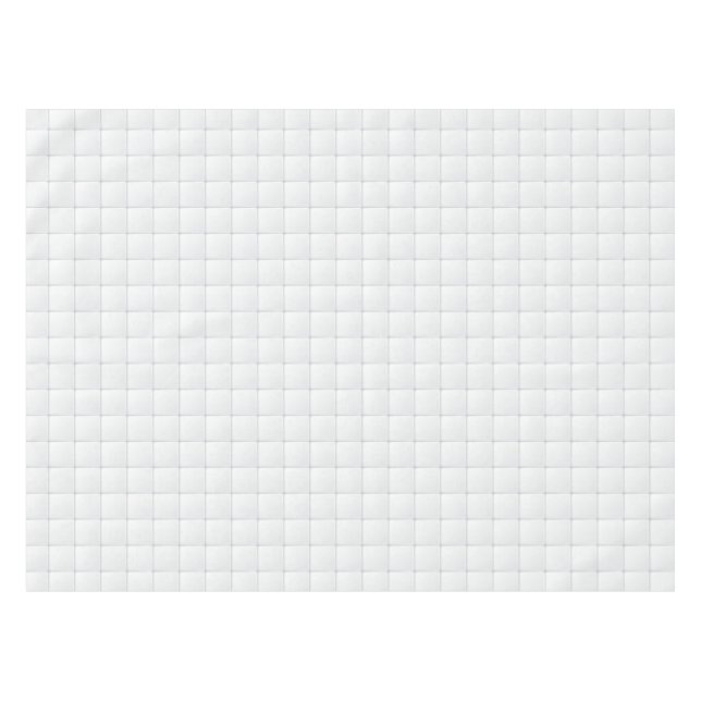 White tile tablecloth (Front (Horizontal))