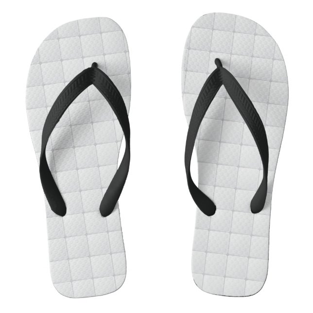 White tile thongs (Footbed)