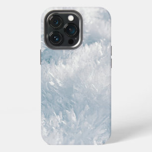 White Tinsel with Snowflakes Pattern iPhone 13 Pro Case