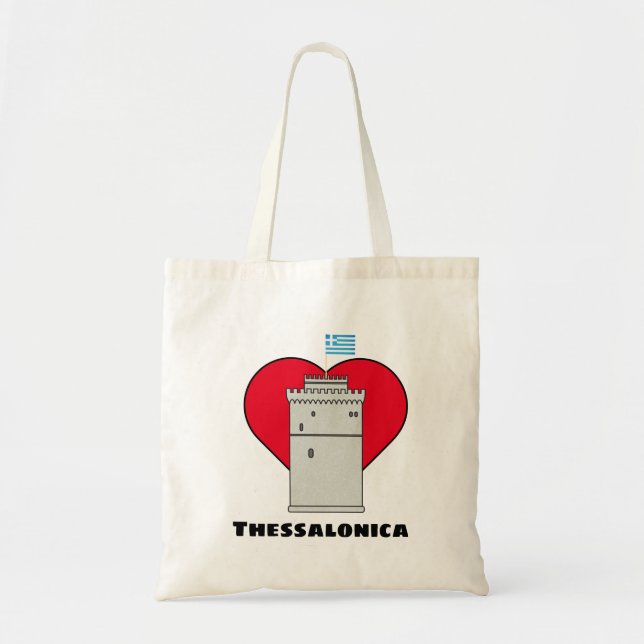 White Tower of Thessaloniki, Greece Tote Bag (Front)