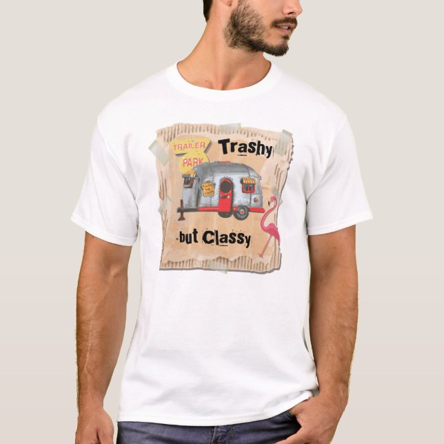 White Trailer Trash t-shirt (Front)