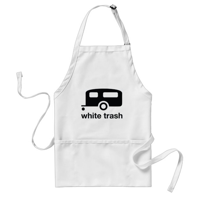 White Trash trailer icon - trailer park Standard Apron (Front)