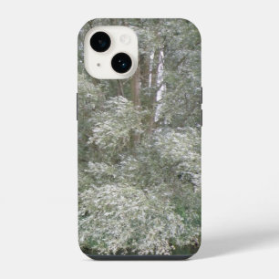 White Tree and River Landscape iPhone 14 Case