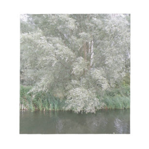 White Tree and River Landscape Notepad