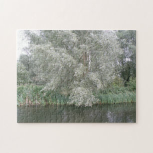 White Tree and River Landscape Puzzle