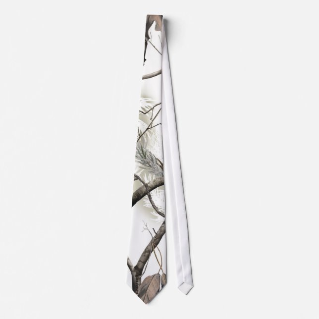 White Tree Camo Tie (Front)