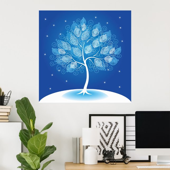 White Tree In The Snow Poster (Creator Uploaded)
