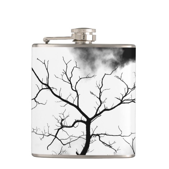 "White Tree" JTG Art Flask (Front)