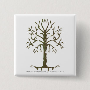 White Tree of Gondor 15 Cm Square Badge