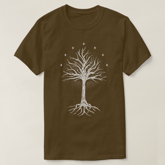 White Tree Of Gondor Kids Hoodie T-Shirt (Design Front)