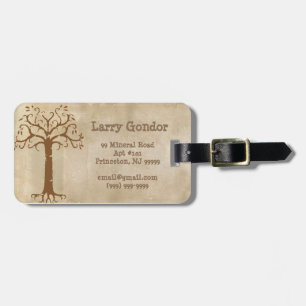 White Tree of Gondor Luggage Tag