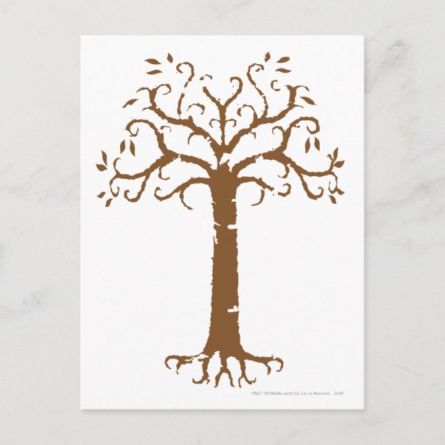 White Tree of Gondor Postcard (Front)