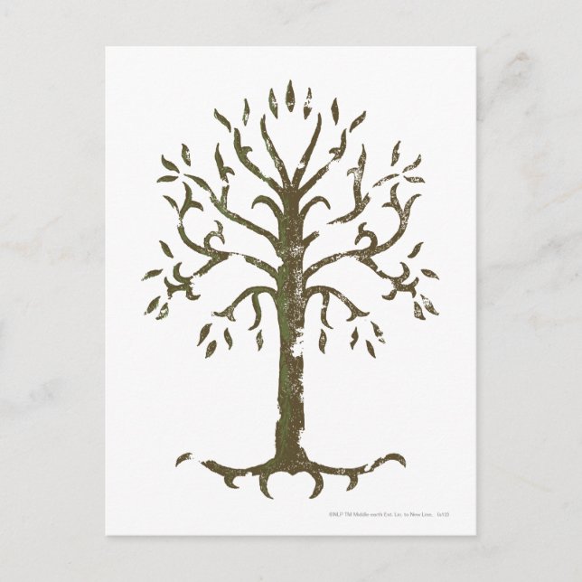 White Tree of Gondor Postcard (Front)