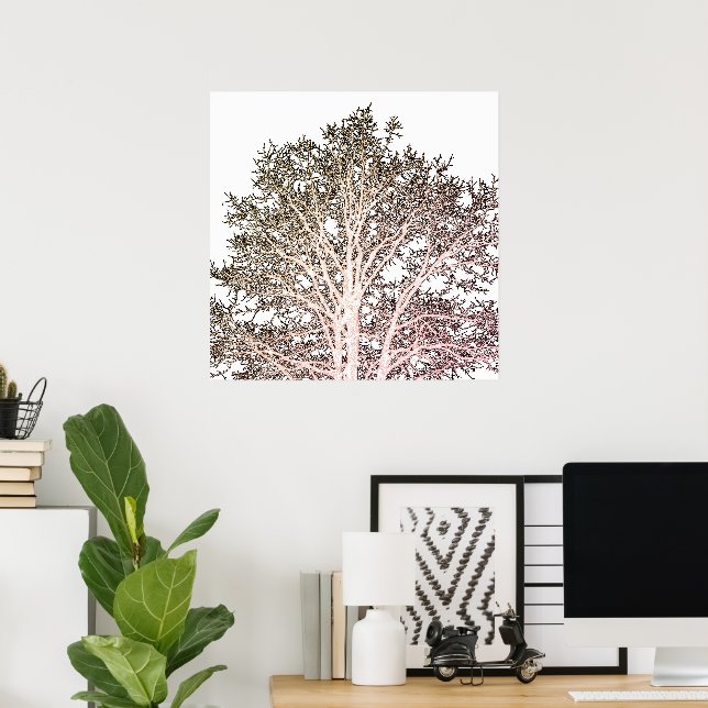 White Tree Poster (Home Office)