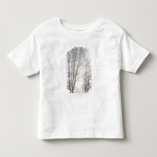 White Trees on a Snowy Day Toddler T-Shirt