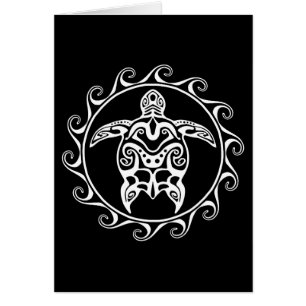 White Tribal Turtle
