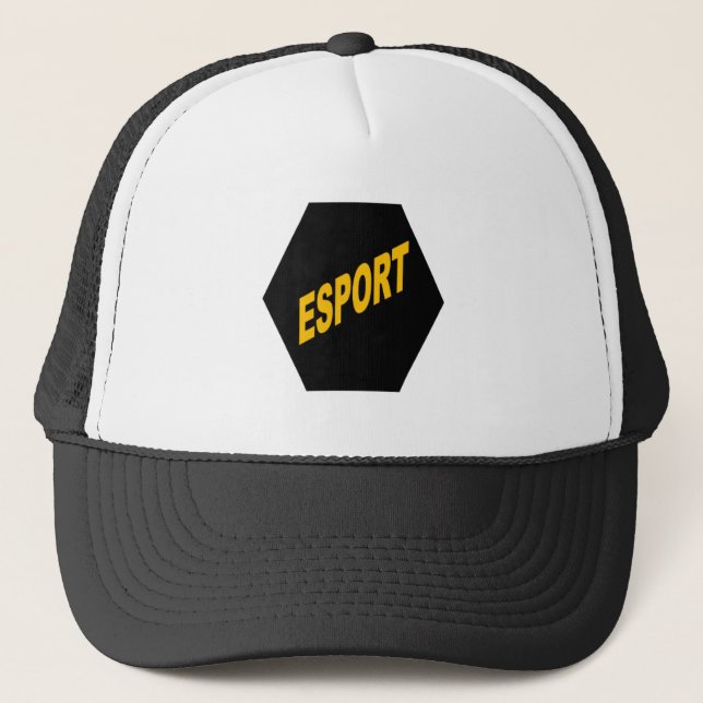 White Trucker Cap SPORT CATALAN (Front)