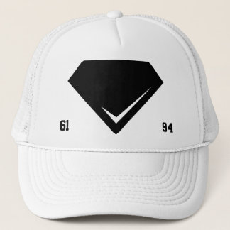 WHITE TRUCKER HAT