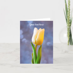 White Tulip Greeting card