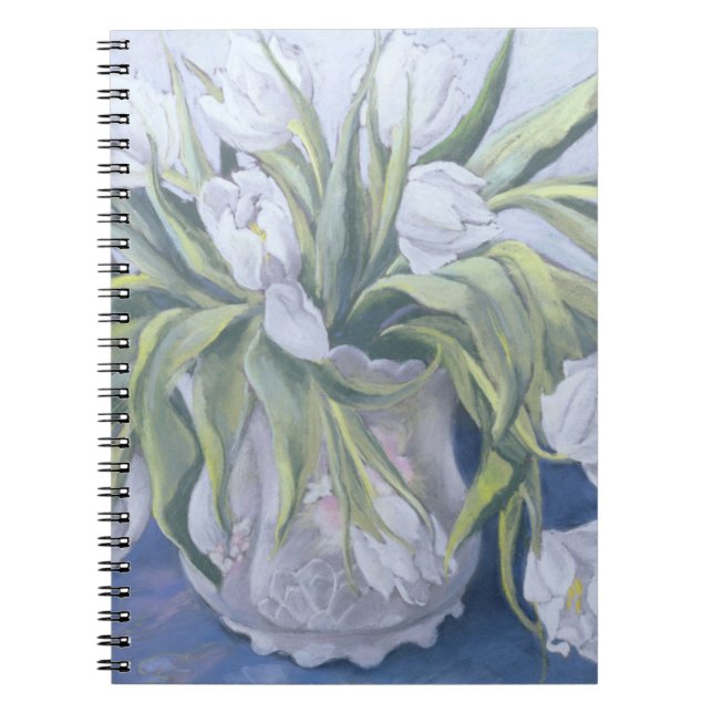 White Tulips Notebook (Front)
