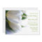White Tulips Wedding Invitation