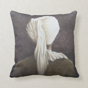 White turban 2005 cushion