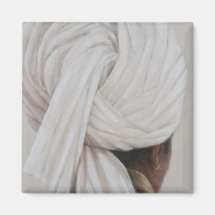 White Turban 2014 Magnet