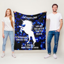White Unicorn Inspiring Teen Girl Quote 