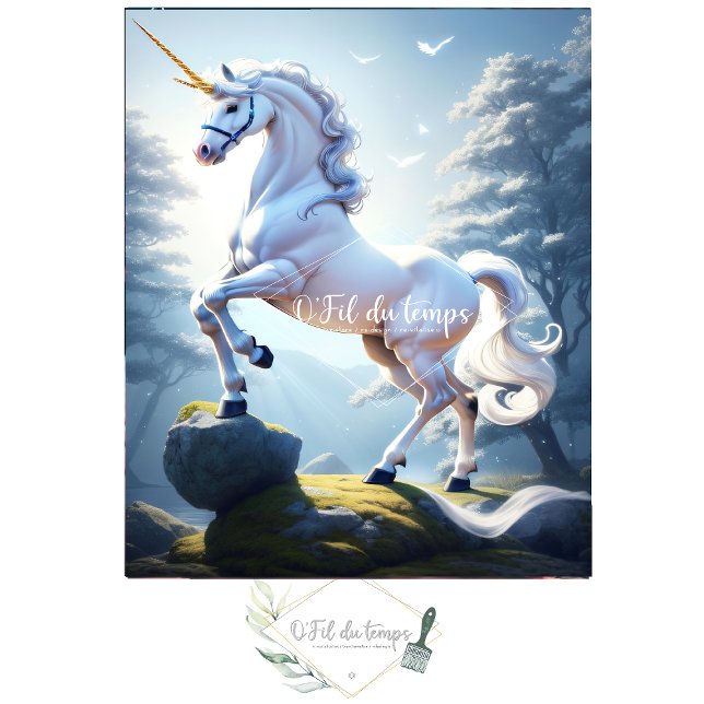 White unicorn magical v13 Tissue paper (Creator Uploaded)