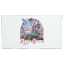 White unicorn with wings - Magic Queen