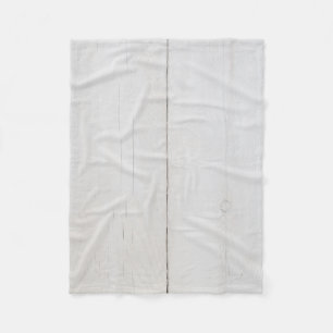 White used Wood vintage structure as background Fleece Blanket