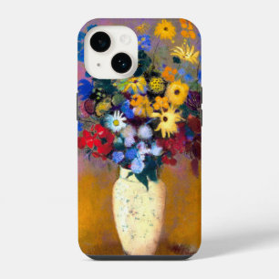 White Vase with Flowers Odilon Redon iPhone 14 Case