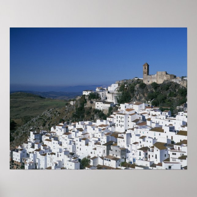 White Village of Casares, Andalusia, Spain 2 Poster (Front)