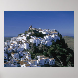 White Village of Casares, Andalusia, Spain Poster