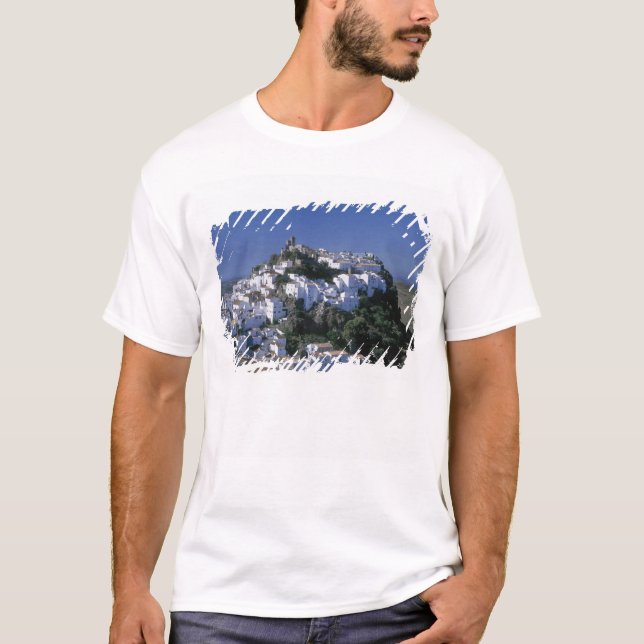 White Village of Casares, Andalusia, Spain T-Shirt (Front)