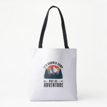 White Vintage Retro Mountain Adventure Shoulder