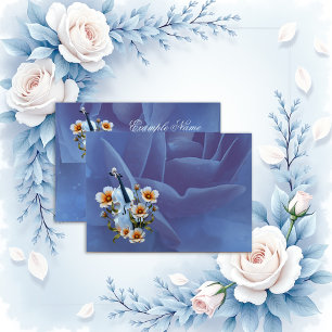 White Violin with Flowers – Elegant Music & Nature Envelope