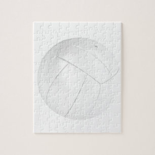 White volleyball ball jigsaw puzzle