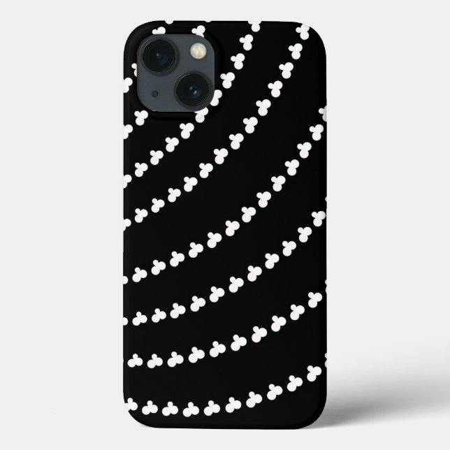 White Vortex Case-Mate iPhone Case (Back)