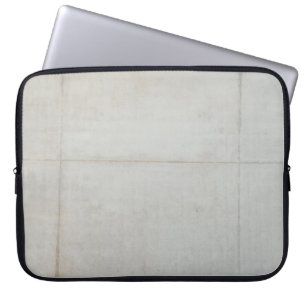 White wall tiles laptop sleeve