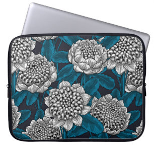White waratah flowers laptop sleeve