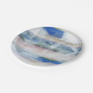 White Wash II Paper Plate