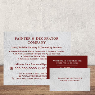 White Wash Paint, Painter & Decorator Flyer