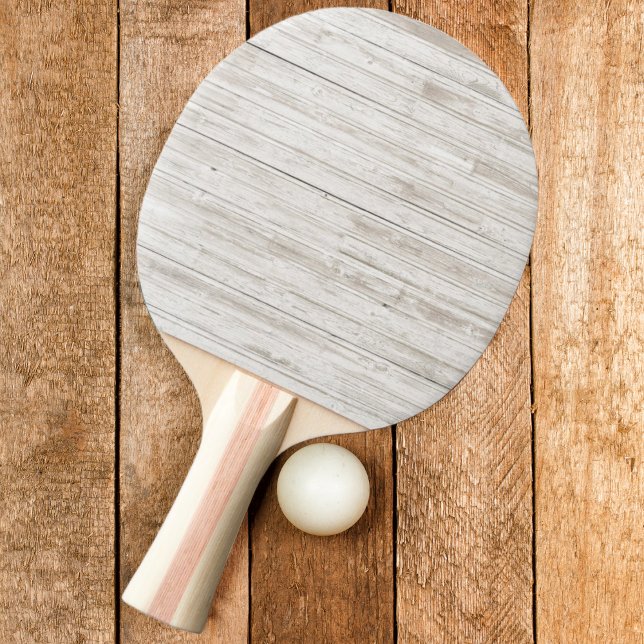 White Washed Wood Ping Pong Paddle (Creator Uploaded)