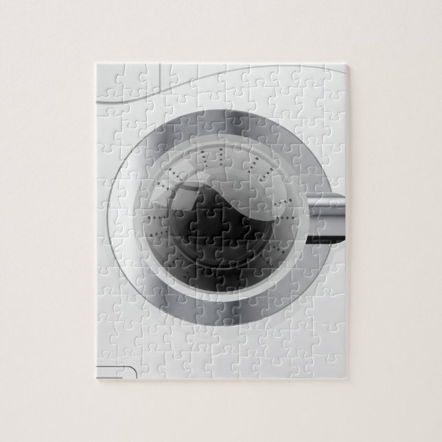 White Washing Machine Jigsaw Puzzle (Vertical)