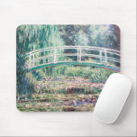 White Water Lilies | Claude Monet Mouse Pad<br><div class="desc">White Water Lilies (1899) | Claude Monet’s White Water Lilies is a serene and captivating painting from his iconic Water Lilies series. This work depicts a tranquil pond adorned with delicate white lily blossoms and green lily pads floating on its reflective surface. Monet's impressionist style shines through in the soft,...</div>