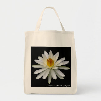 White Water Lily Grocery Tote